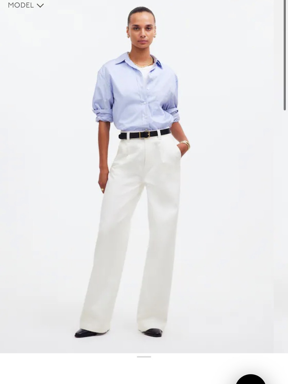 Madewell Harlow Wide Leg Jeans